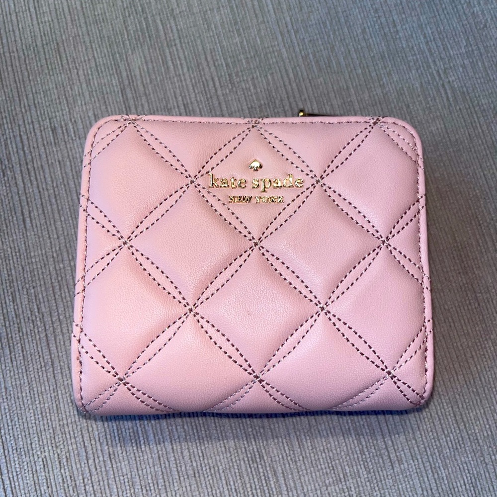 NWT Kate Spade Pink Convertible Shoulder Bag with Matching Wallet - Picture 5 of 7